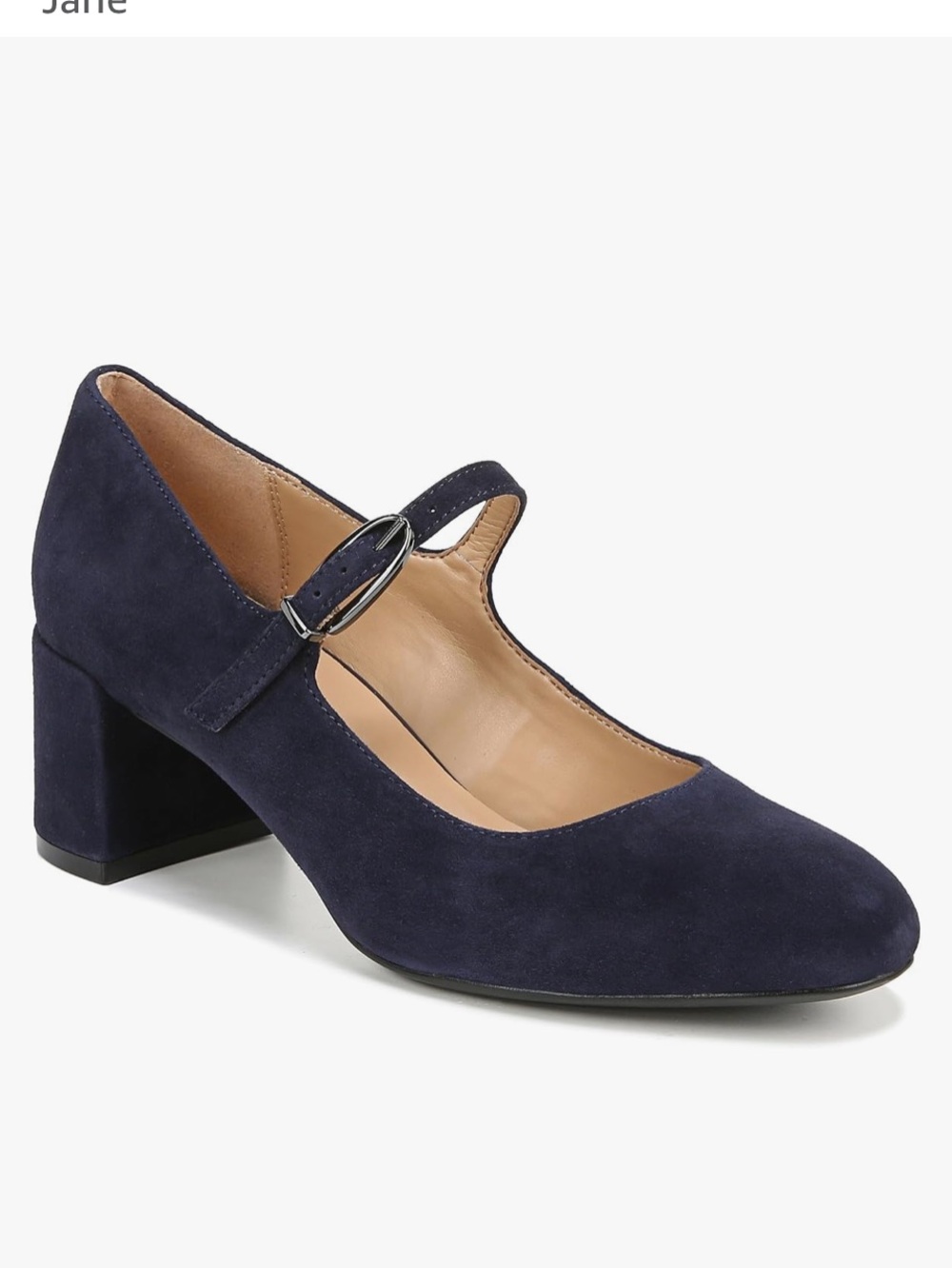 Naturalizer Mary Jane Renny Blue Suede 11M Classic